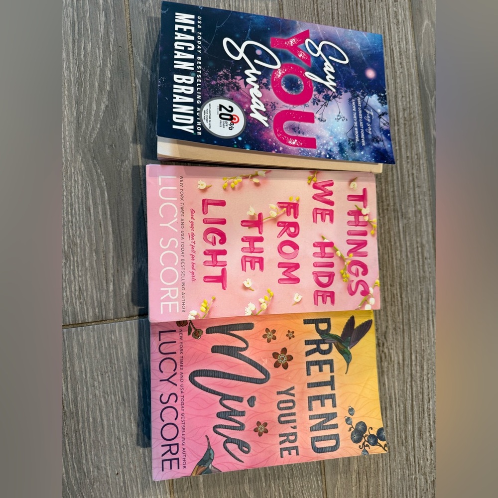 Colorful Book Set by Meagan Brandy and Lucy Score
